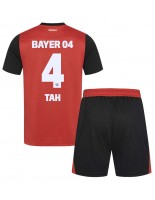 Bayer Leverkusen Jonathan Tah #4 Kotipaita Lasten 2024-25 Lyhythihainen (+ shortsit)